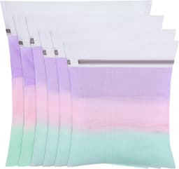 Wäschenetz Set - Wäschesack Waschmachine - 6 Stuks 4 Maten - Robuust Rits Bescherming - Kleding Ondergoed Reizen — thumbnail 1