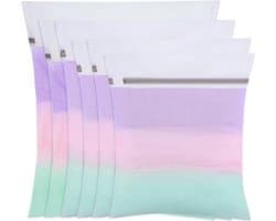 Wäschenetz Set - Wäschesack Waschmachine - 6 Stuks 4 Maten - Robuust Rits Bescherming - Kleding Ondergoed Reizen