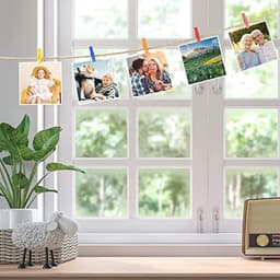 156 Stuks Mini Wasknijpers en Jute Touw voor Fotowanden en Decoraties — thumbnail 3