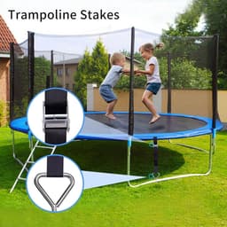 8 x Grondankers met Verstelbare Band - Grondankers voor het Bevestigen van Tenten - Tentankers - Trampolines - Schommels — thumbnail 4