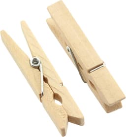 Houten mini wasknijpers XL set voor knutselen en decoratie (72 stuks) — thumbnail 3