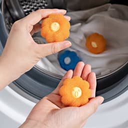 8-pack - Wasmachine pluizenverwijderaar - Geschikt voor het verwijderen van kattenhaar - Herbruikbaar - Drum Roll Magic Wasballen - Blauw — thumbnail 4