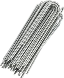 GardenMate 200 Grondanker GEGALVANISEERD staaldraad 200mm lang 25mm breed Ø3,8mm - Ronde kop - Voor extreem harde grond — thumbnail 1
