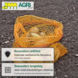 Aardappelzakken zonder trekkoord - Grofmazige Ritselzakken voor Opberging van Fruit, Groenten en Noten - Diverse Maten 43 x 60 cm — thumbnail 4