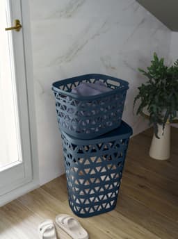 Curver Oceana Wasmand - 30L - 42,6x34,6x27,1cm - Nachtblauw — thumbnail 4