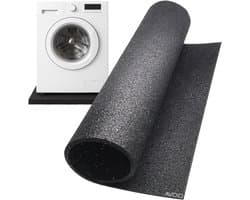 Anti-vibratiemat 60x60cm - Snijbare Rubberen Trilmat voor Wasmachine en Droger - Vermindert Trillingen en Geluid - Antislip Onderlegger