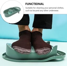 Mini wasbord – Handwasbord voor kleding, ondergoed en kleine artikelen – Niet-elektrische handmatige wasmachine — thumbnail 5