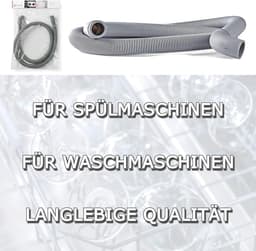 Afvoerslang 22mm gebogen - 19mm recht - 05 bar - 60 graden - 25 m - voor Miele Siemens Bosch - wasmachine vaatwasser — thumbnail 3