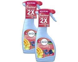 Lenor Febreze Textielverfrisser Spray - Exotic Fruits - Multipack | 2x 500ml | Verwijdert nare geuren — afbeelding 1
