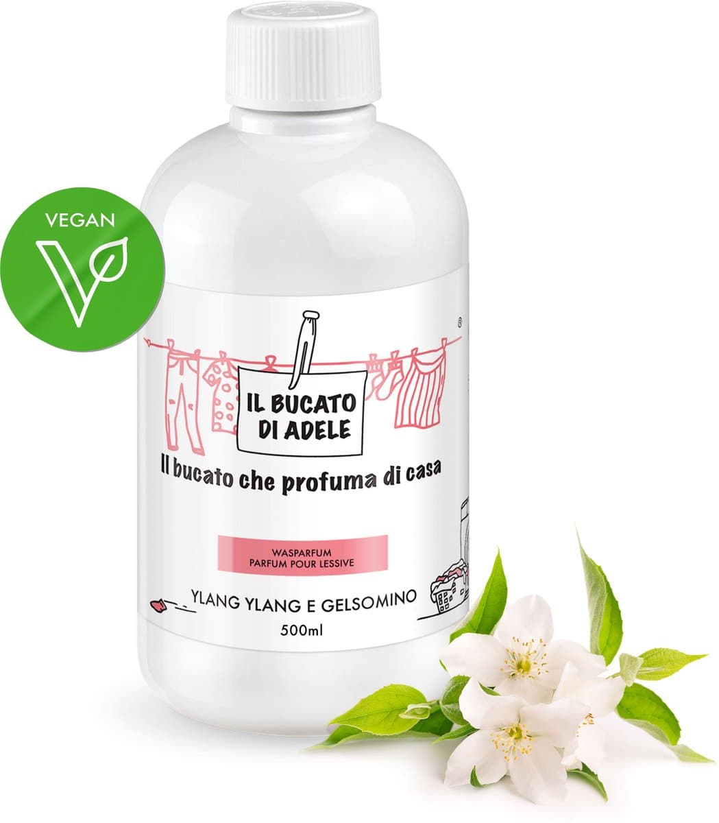 Il Bucato di Adele Wasparfum - Italiaanse Was Parfum - Ylang Ylang E Jasmin 500ml — afbeelding 1
