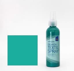 La Pajarita textielverf spray 100ml turquoise - textiel knutselverf. — thumbnail 1