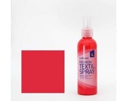 La Pajarita textielverf spray 100ml kersenrood voor knutselen.
