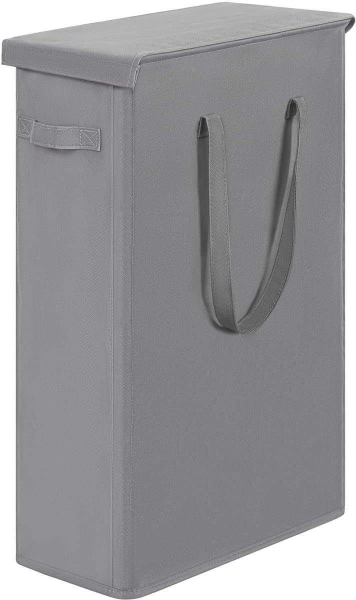 Unyqoos® Compacte en Ruimtebesparende Wasmand met Deksel voor Optimale Organisatie in Huis — afbeelding 1