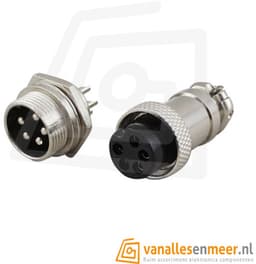 GX16-5 Connector Set – 5-Pins – Male & Female — thumbnail 1