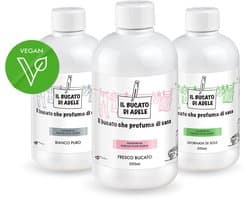 Il Bucato di Adele Wasparfum Puur Wit 500ml + Frisse Was 500ml + Zonnige Dag 500ml — afbeelding 1