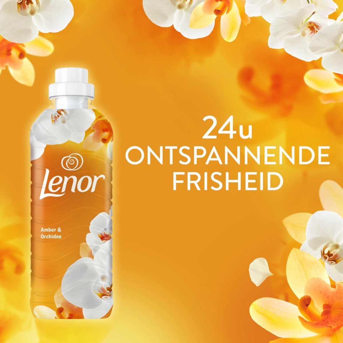 Lenor Wasverzachter Amber & Orchidee 42 Wasbeurten - 882 ml — afbeelding 1