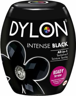 Dylon Textielverf Intense Black - 3 x 350 gr - Voordeelverpakking — thumbnail 1