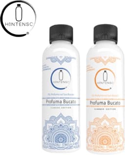 Wasparfum Hintenso Blue 500ml + Wasparfum Hintenso Summer 500ml - Proefpakket - 140 Wasbeurten - Inclusief 1 gratis tester - Frisse was - Heerlijke geur - Textielverfrisser – Wasverzachter – Zonnebrandcreme geur - Zomergeur - Wasparfum - Wasmachine — thumbnail 1