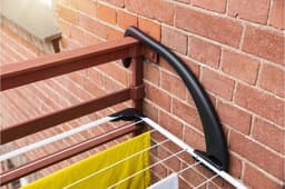 Balkondroger Vileda Sunstet Rek - hanger voor klein ondergoed met wandmontage Wit — thumbnail 4