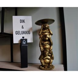 HouseVitamin houten knijper | Wasknijper groot | Zwart | 3 x 4 x 15 cm — thumbnail 3
