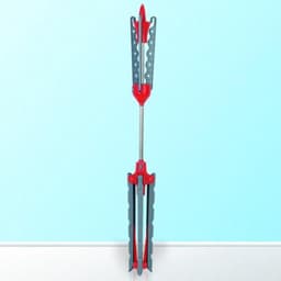 EasyMaxx Droogrek Grijs/Rood — thumbnail 4