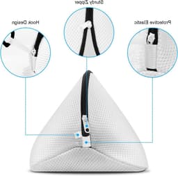 Duurzame Wasnetten voor Wasmachine, Ideaal voor Kleding, Schoenen en Ondergoed, Met Sterke Ritsen — thumbnail 2