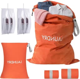 Waszak 2 stuks waterdichte reiswaszakken met ritssluiting - compact en praktisch voor onderweg - ShopVlot — thumbnail 1