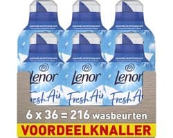Lenor Fresh Air Wasverzachter - Ochtendfris - 6 x 36 Wasbeurten — afbeelding 1