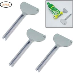 JHUBERS- Buis Squeezer - 3 Stuks - Metalen Tandpasta Dispenser - Duurzaam Ontwerp - Geschikt voor Crèmes - Vermindert Afval - 84x37mm - Tandpasta Knijper — thumbnail 4