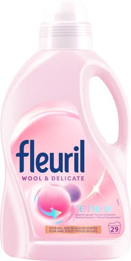 Fleuril Wasmiddel Wool & Delicate | 1,305 L | 4 x 29 wasbeurten | 116 wasbeurten | Voordeelverpakking — thumbnail 2