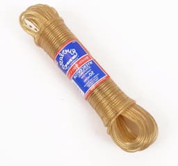 Gekleurde Kledinglijnen - Waslijnen - Kleding Drogen - Stalen Kern - 3.5 mm - Goud — thumbnail 2