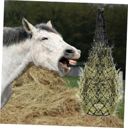 Stro Zak - Hooi Voeder - Dieren Voeren - Grote Capaciteit - 102 cm - Zwart — thumbnail 3