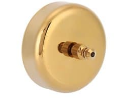 Dailygoody - Intrekbare waslijn - Telescopische wandmontage - Goud - Uitschuifbare waslijn - Geschikt voor binnen en buiten - Tot 2,8 m