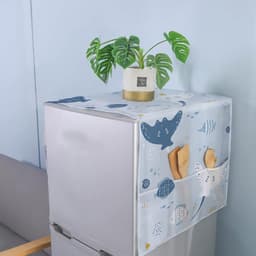 Multifunctionele Stofhoes voor Koelkast en Wasmachine met Opbergzak - 2 Stuks, Bescherming tegen Stof en Vuil — thumbnail 3