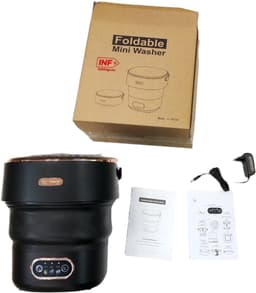 13L Opvouwbare Wasmachine met Grote Capaciteit - Draagbare Mini Wasmachine voor Ondergoed, Sokken — thumbnail 2