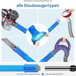Droger Ontluchtingsreiniger - Pluisreiniger Set - Ventilatie Onderhoud - Flexibele Slang - 80 cm - Zwart — thumbnail 4