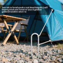 Versterk jouw buitenactiviteiten met 30 cm gegalvaniseerde grondankers, geschikt voor trampolines, tenten en gazebos - set van 6 stuks — thumbnail 3