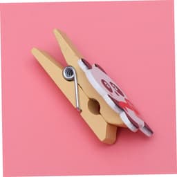 Mini Houten Wasknijpers - Fotoclips Paperclips - Decoratie Handwerk - Natuurlijk Hout - 3.5 cm - Multicolor — thumbnail 3