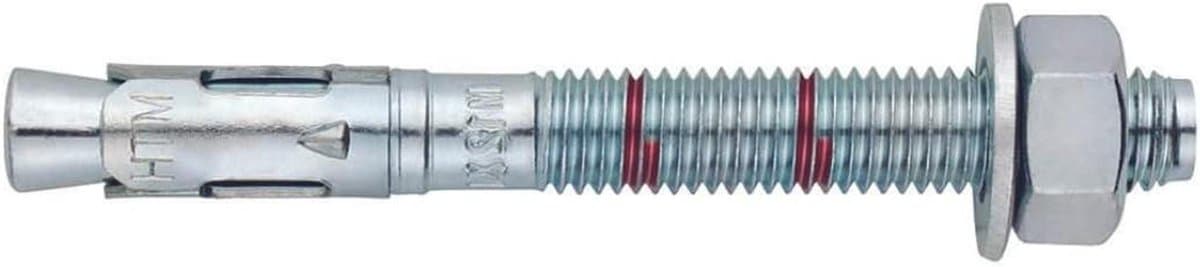Heavy Duty Ankers - Metaal Bevestiging - Stevig Monteren - GeGalvaniseerd Staal - M12 x 110 mm - Zilverkleurig — afbeelding 1