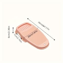 Innovatief en duurzaam wasbord met een compact, antislip ontwerp en een ingebouwd zeepbakje. Lichtgewicht, draagbaar en betaalbaar, een uitstekend cadeau voor de feestdagen. Grijs — thumbnail 4