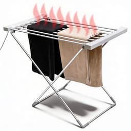 Elektrisch Droogrek Sneldrogend & Energiezuinig met Verwarming – Elektrisch Wasrek Inklapbaar met Instelbare Timer & Temperatuur – Verwarmd droogrek Duurzaam & Ruimtebesparend — thumbnail 1
