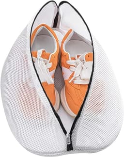 Multifunctionele waszak voor schoenen en sportschoenen, duurzame rits, ideaal voor veilig wassen en beschermen van schoenen — thumbnail 1