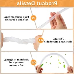 Flexibele Voedselveilige Siliconen Slang van 3m, 10mm ID x 13mm OD, Transparante Water- en Luchtbuizen voor Pompoenoverdracht en Tuinieren — thumbnail 2