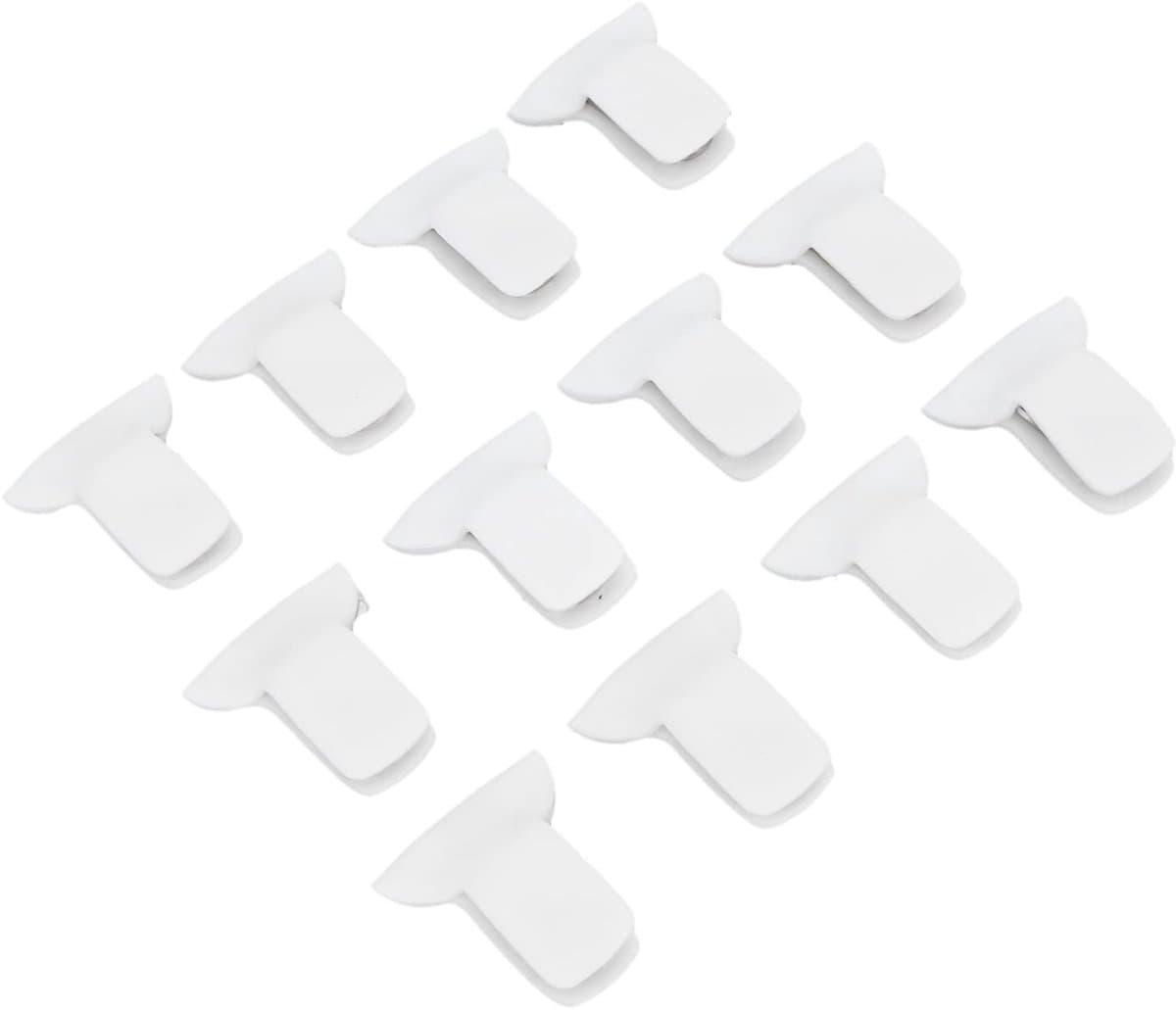 Dailygoods- Dekbedsluitingen Gewatteerd - Dekbed Clips voor Dikke Dekbed - Bevestigingsmiddelen voor Beddengoed - 12 Stuks - Metaal/Schuim - Voorkomt Verschuiven - Dekbedclips — afbeelding 1
