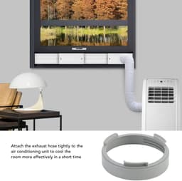 Dailygoods- Afvoerslang Koppeling Universeel 150 Mm - Connector - Adapter - Ventilatieset - Geschikt voor Mobiele Airco - Eenvoudige Installatie — thumbnail 3