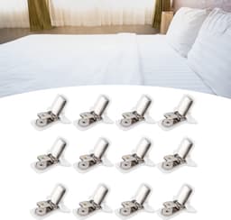 Dailygoods- Dekbedclips voor Dikke Dekbed - 12 Stuks - Dekbedbevestigingsclips - Lakenbevestigingsclip - Beddengoedaccessoires - Lichtgewicht en Praktisch - Beddengoedclips — thumbnail 5