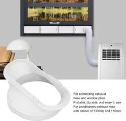 Dailygoods - Airconditioning - Afvoerslang - Verbindingsstuk - Rood - Slangadapter - Draagbare mobiele airconditioning - 150 mm — thumbnail 3