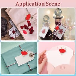 Dailygoods - Houten Wasknijpers - Mini Hart Clips - Schattige Decoratie - Rood - Herbruikbaar - Doe-het-zelf Ambachten - Bruiloft Feest — thumbnail 2