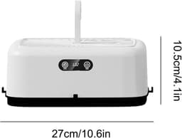 Draagbare wasdroger - sneldrogende en stille machine, draagbare wasdroger voor onderweg, voor badkamer, balkon, outdoor, binnen, woning, slaapzaal, camping, terras, keuken en andere ruimtes - wit — thumbnail 5