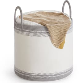 SONGMICS - Wasmand - Wassorteerder - Katoen - Met Handgrepen - Voor Slaapkamer en Wasruimte - 90L — thumbnail 1